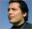 Richard Oakes, a young Mohawk college student, was the leader of the occupation of Alcatraz, in San Francisco, 1969. - phpeopleoakes